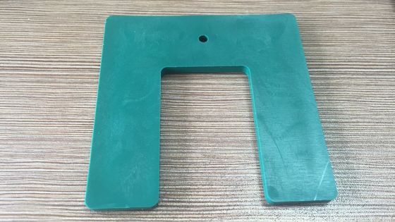 شيمات البلاستيك من PP وأحزمة شكل U اللون الأزرق 90MM X 90MM X 5MM